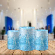 Load image into Gallery viewer, Frozen Ice Utility Pedestal Covers Plinth Cover Printed Fabric Pedestal Cover-ubackdrop