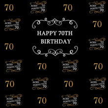 Load image into Gallery viewer, 40-70th Birthday Theme Party Backdrop-ubackdrop