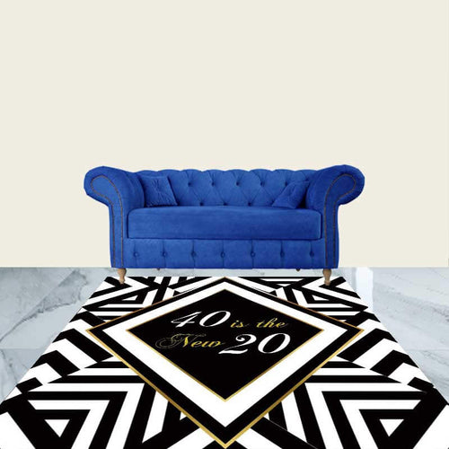 40 Is the New 20 Birthday Floor Decal-ubackdrop