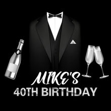 Load image into Gallery viewer, 40th Birthday Backdrop for Men-ubackdrop