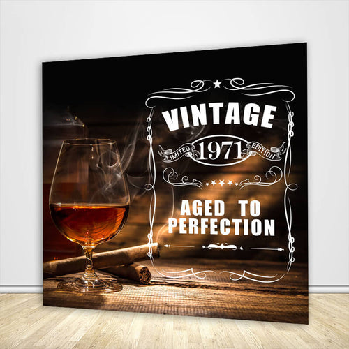 50th Birthday Backdrop for Him-ubackdrop