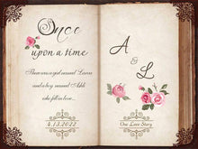 Load image into Gallery viewer, Wedding Storybook Backdrop - Designed, Printed &amp; Shipped-ubackdrop