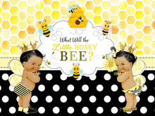 Load image into Gallery viewer, What Will It Bee Gender Reveal Backdrop - Designed, Printed &amp; Shipped-ubackdrop