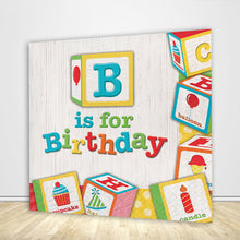 Load image into Gallery viewer, B Is For Birthday Backdrop-ubackdrop