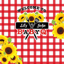 Load image into Gallery viewer, Baby Q Baby Shower Backdrop-ubackdrop