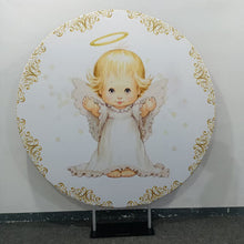 Load image into Gallery viewer, Baptism Round Backdrop First Communion Round Backdrop-ubackdrop