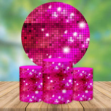 Load image into Gallery viewer, Barbie Round Backdrop Circle Barbie Themed Birthday Party Decoration Ideas-ubackdrop