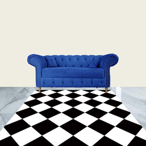 Black and White Dance Floor Sticker-ubackdrop