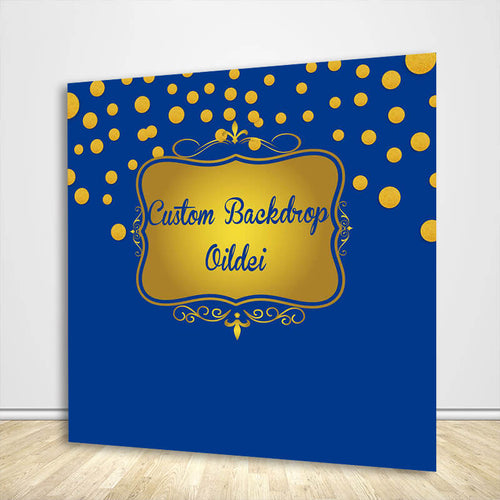 Blue Graduation Backdrop Graduation Party Backdrop Ideas-ubackdrop