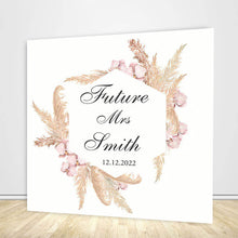 Load image into Gallery viewer, Boho Backdrop for Bridal Shower &amp; Wedding-ubackdrop
