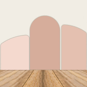 Boho Blush Color Chiara Arched Wall Covers-ubackdrop