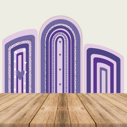 Boho Rainbow Liliac Chiara Backdrop Cover-ubackdrop