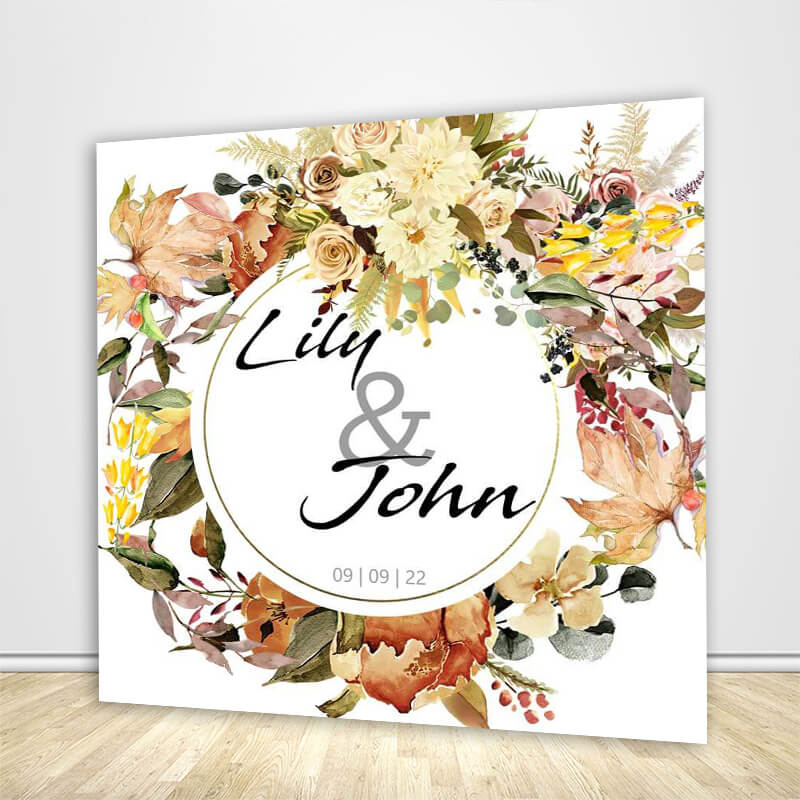 Boho Wedding Backdrop-ubackdrop