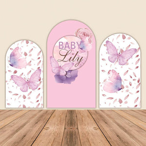 Butterfly Baby Shower Chiara Arch Backdrop Covers-ubackdrop