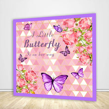 Load image into Gallery viewer, Butterfly Backdrop for Baby Shower-ubackdrop