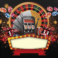 Load image into Gallery viewer, Casino Backdrop Birthday Party Decoration-ubackdrop
