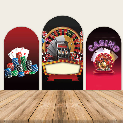 Casino Theme Chiara Arched Wall Covers-ubackdrop