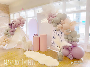 Chiara Backdrop Wall Set 4PCS Arched Frames with Covers Set-ubackdrop