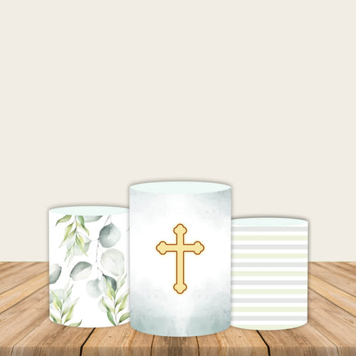 Christening Baptism Fabric Pedestal Covers-ubackdrop