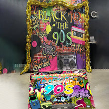Load image into Gallery viewer, Custom 90S Floor Decals for Birthday Decoration-ubackdrop