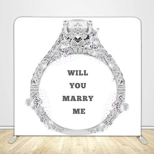 Diamond Ring Tension Fabric Backdrop Frame with Cover-ubackdrop