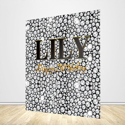 Diamonds Birthday Backdrop-ubackdrop