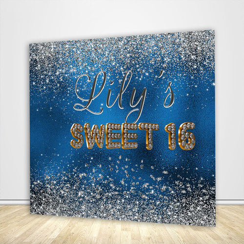 Diamonds Sweet 16 Backdrop-ubackdrop