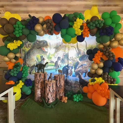 Dinosaur Themed Party Backdrop Dinosaurs Birthday Party Backdrop Ideas-ubackdrop