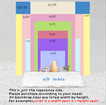 Load image into Gallery viewer, Unicorn Flower Blue and Purple Shiny Custom Baby Shower Backdrop-ubackdrop