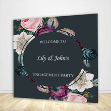 Load image into Gallery viewer, Engagement Party Wedding Backdrop-ubackdrop