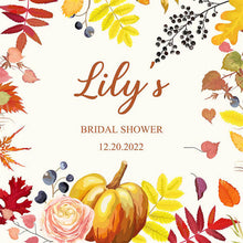 Load image into Gallery viewer, Fall Themed Bridal Shower Backdrop-ubackdrop