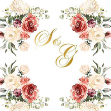 Load image into Gallery viewer, Floral Wedding Backdrop-ubackdrop