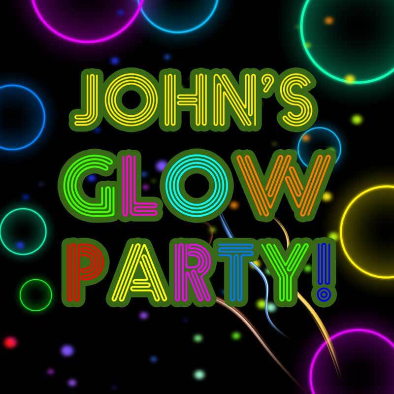 Glow Party Backdrop – ubackdrops