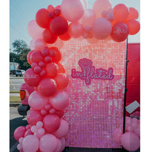 Load image into Gallery viewer, Gradient Pink Shimmer Wall Panels – Easy Setup Wedding/Event/Theme Party Decorations-ubackdrop
