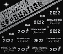 Load image into Gallery viewer, Graduation Backdrop 2022 Step and Repeat - Designed, Printed &amp; Shipped-ubackdrop