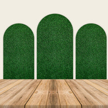 Load image into Gallery viewer, Green Chiara Arch Backdrop for Event Decoration and Wedding Photography-ubackdrop