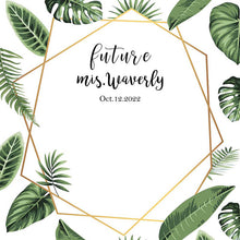 Load image into Gallery viewer, Greenery Wedding Backdrop Printed Fabric Backdrop, Engagement Party Personalized Backdrop-ubackdrop