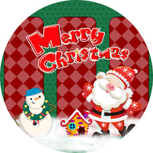 Load image into Gallery viewer, Christmas Backdrop Circle Backdrop Christmas Photo Backdrop Ideas-ubackdrop