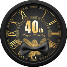 Load image into Gallery viewer, 40th Birthday Round Backdrop Circle Backdrop for Men&#39;s Birthday Party Decoration-ubackdrop