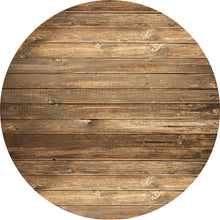 Load image into Gallery viewer, Wood Circle Backdrop Wedding Baby Shower Birthday Bridal Shower Photo Booth Backdrop Custom Round Backdrop-ubackdrop