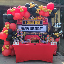 Load image into Gallery viewer, Hollywood Red Carpet Photo Backdrop Birthday Backdrop-ubackdrop