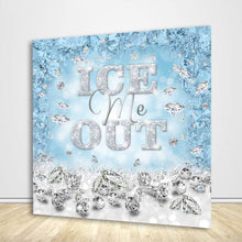 Load image into Gallery viewer, Ice Me Out Backdrop Diamonds Party Backdrop-ubackdrop