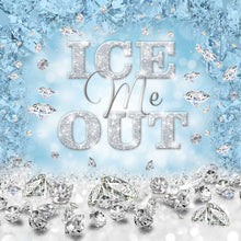 Load image into Gallery viewer, Ice Me Out Backdrop Diamonds Party Backdrop-ubackdrop