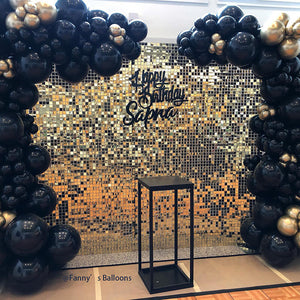 Light Gold Shimmer Wall Panels – Easy Setup Wedding/Event/Theme Party Decorations-ubackdrop
