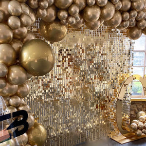 Light Gold Shimmer Wall Panels – Easy Setup Wedding/Event/Theme Party Decorations-ubackdrop