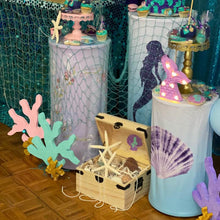 Load image into Gallery viewer, Mermaid Party Fabric Pedestal Covers-ubackdrop