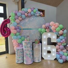 Load image into Gallery viewer, Mermaid Theme Pedestal Covers Plinth Cover Printed Fabric Pedestal Cover-ubackdrop