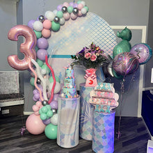 Load image into Gallery viewer, Mermaid Theme Pedestal Covers Plinth Cover Printed Fabric Pedestal Cover-ubackdrop