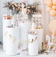 Load image into Gallery viewer, Metal Cylinder Pillar Stand Rack For Wedding Party Decoration-ubackdrop