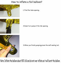 Load image into Gallery viewer, 16&quot; Gold/Silver Number Balloons Birthday Party Decor-ubackdrop